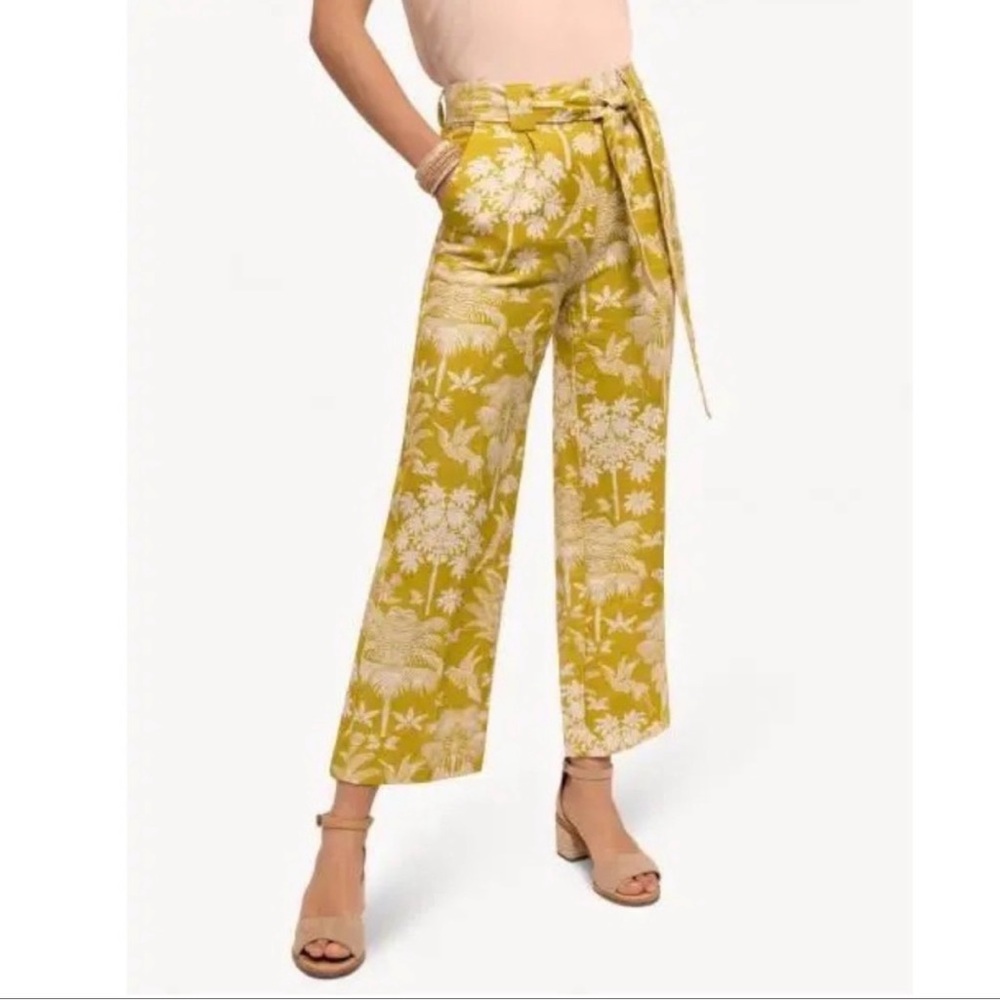 NWT Spartina 449 Lawton Crop Pant - Marion’s Social Green Size 0